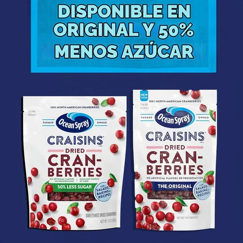 Vista 8 de Ocean Spray® Craisins® Arándanos Rojos Secos Originales, Fruta Seca, 48 oz