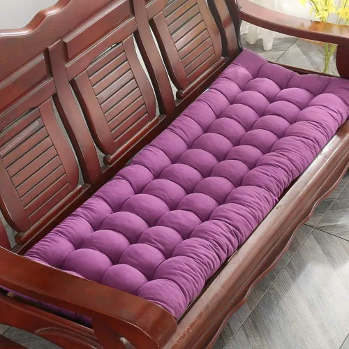 Vista 10 de Cojín para tumbona gruesa para silla de patio, cojín de asiento portátil, colchón, reclinable, almohadilla para sofá, banco, tatami (solo cojín) A