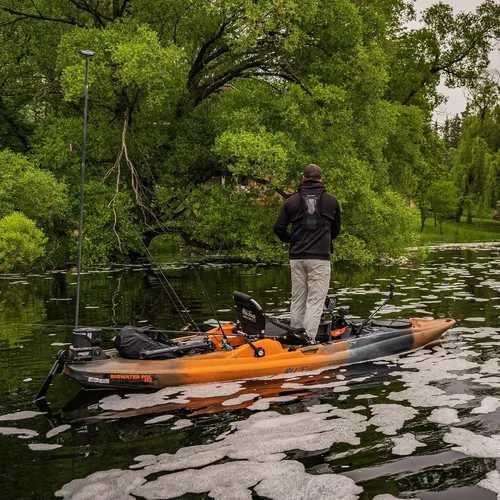 Vista 6 de Old Town Sportsman BigWater PDL 132 Solo Sit-on-Top Fishing Pedal Kayak, 13 ft 2.04 in