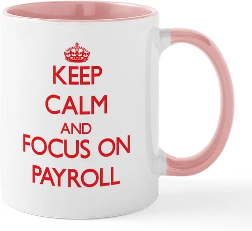 Vista 20 de CafePress Coffee Then Payroll Mugs - Taza de café de cerámica (11 oz)