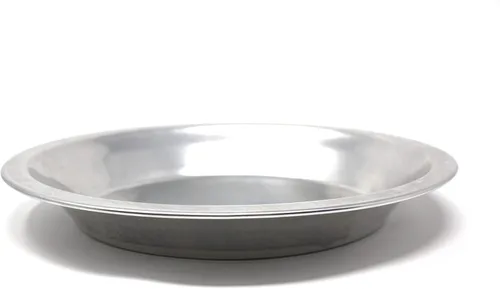 Vista 6 de Plato de aluminio de metal de 8 pulgadas - Juego de 10