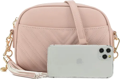 Vista 4 de lola mae Bolso bandolera acolchado, bolso de hombro de diseño moderno
