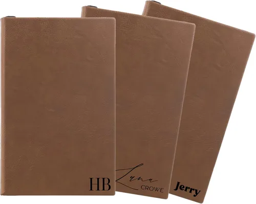 Vista 6 de Diario personalizado personalizado. Grabado con láser. 9 diseños. 8 colores. Regalos profesionales de negocios. Regalo de compañero de trabajo.