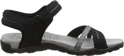 Vista 6 de Merrell Terran Cross II cuero mujeres sandalias