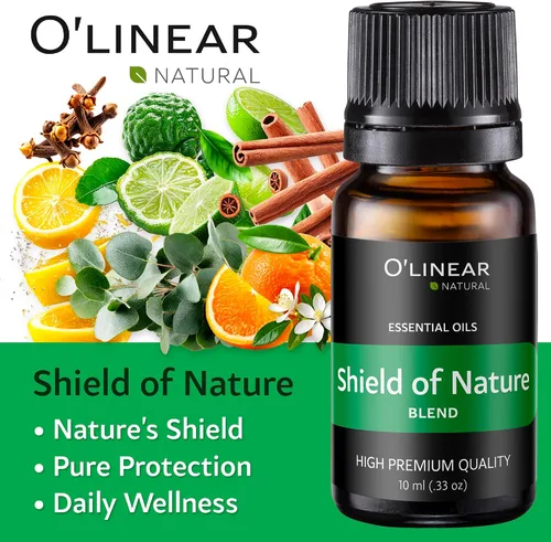 Vista 2 de O'linear Juego de 6 mezclas de aceites esenciales, perfecto para humidificadores y difusores, difusor de aromaterapia, aceites esenciales para uso