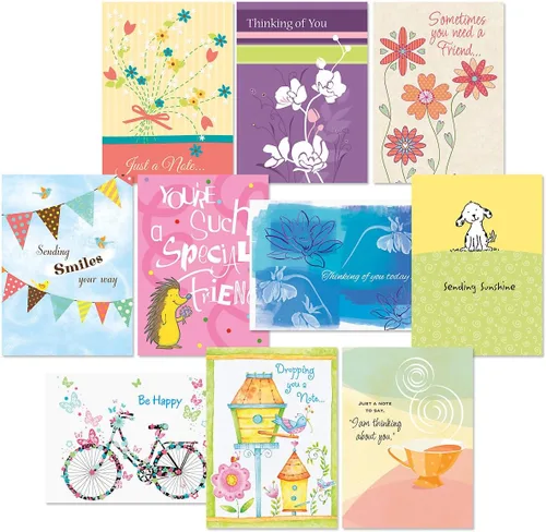 Vista 10 de Current Nature's Serenade Religious Thinking of You - Juego de tarjetas de felicitación de amistad, paquete económico de 20 tarjetas con sobres