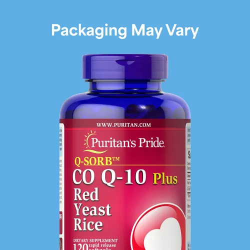 Vista 2 de Puritan's Pride Q-Sorb™ Coenzima CoQ10 suplemento dietético para la salud del corazón, salud de las encías orales y apoyo al envejecimiento