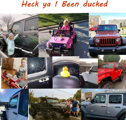 Vista 6 de XY-WQ Paquete de 50 patos de goma para Jeeps Ducking, pato flotante a granel de 2.3 pulgadas para niños, surtido de juguetes de baño para bebés