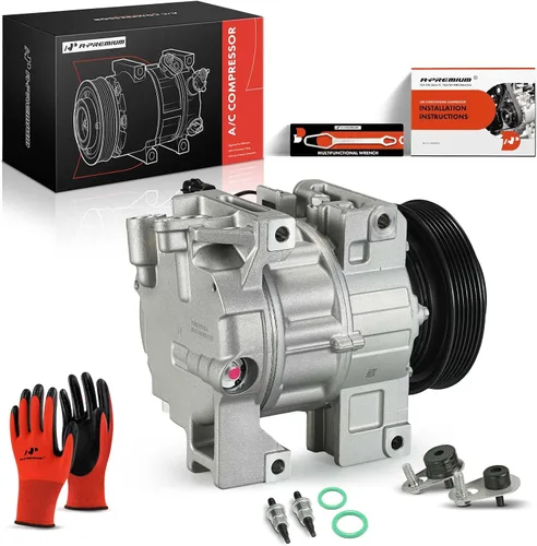 Vista 10 de A-Premium Compresor A/C con embrague compatible con Nissan Altima 2.5L 2007-2012, Sentra 2.5L 2007-2012