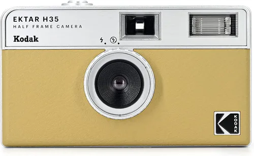 Vista 4 de Kodak EKTAR H35 Cámara de película de medio marco (negro, paquete con película 24exp)