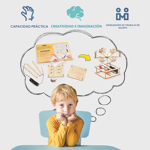 Vista 5 de 5 kits individuales de ciencia STEM para niños, kits de arte y manualidades