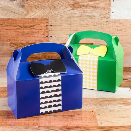Vista 3 de Super Z Outlet® - 12 Cajas de color brillante surtidas para obsequio de fiestas