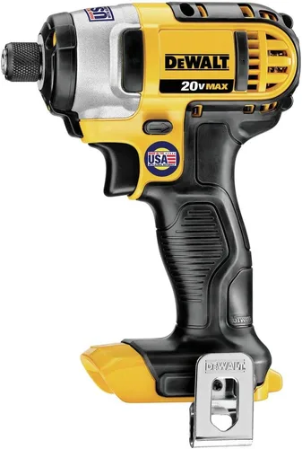 Vista 2 de Destornillador de impacto DeWalt DCF885BR 20 V Max 6.0 Ah. 1/4 pulgadas, inalámbrico, con ion de litio (herramienta esencial) (certificado renovado)