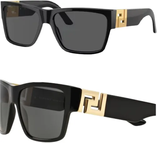 Vista 7 de Versace Gafas de sol para hombre (VE4296) Acetato Negro