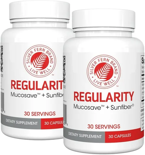 Vista 9 de Silver Fern Regularidad Suplemento Digestivo Cápsulas Marca 1 Bottle = 30 Capsules = 30 Day Supply - Mucosave FG