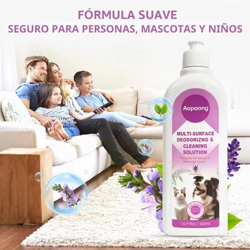 Vista 2 de Solución de limpieza de suelos para robot aspirador y trapeador, lavanda