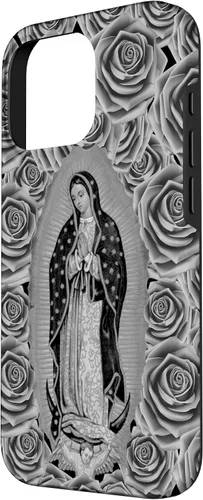 Vista 48 de Funda para iPhone 11 Nuestra Señora Virgen De Guadalupe Virgen María Floral