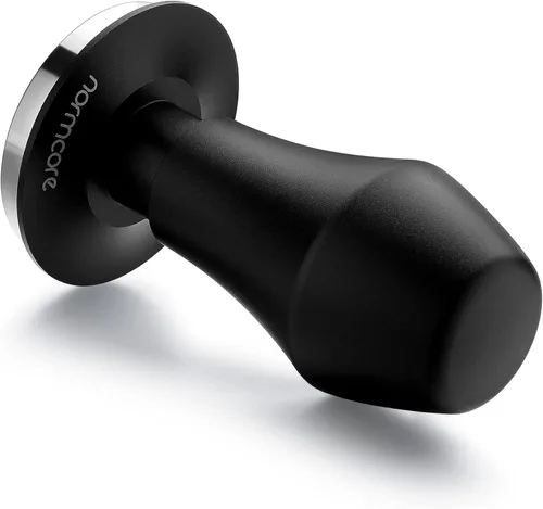 Vista 7 de Normcore Tamper de café con resorte de 1.791 in V4 para Flair Pro, Pro 2, base plana de acero inoxidable 304, mango ergonómico de aluminio
