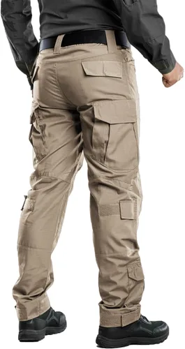 Vista 5 de TRGPSG Men's Hiking Pants Casual Cargo Pants Camo Work Tactical Pants with Multi Pocket