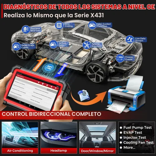 Vista 6 de LAUNCH X431 CRP919EBT 2026 Herramienta de escaneo bidireccional inalámbrica OBD2