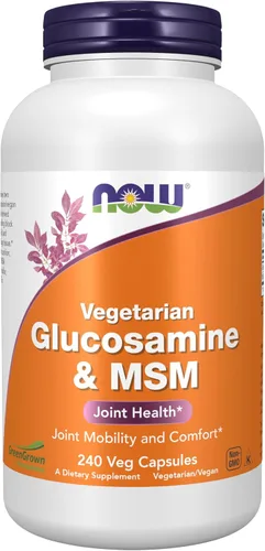 Vista 8 de NOW Foods Suplementos, Glucosamina y MSM (GreenGrown® Glucosamina), Vegetarianos, 120 Cápsulas Vegetarianas