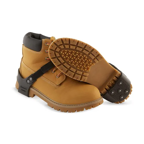 Vista 10 de Tacos de hielo K1 Heel-Stop - Ayudas de tracción para hombres y mujeres en nieve de invierno, picos de acero