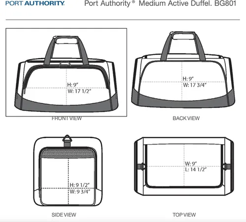 Vista 5 de Artist Shot Bolsas de lona activas personalizadas para hombres y mujeres, añade tus propias imágenes y texto a tu bolsa de gimnasio, bolsa de viaje