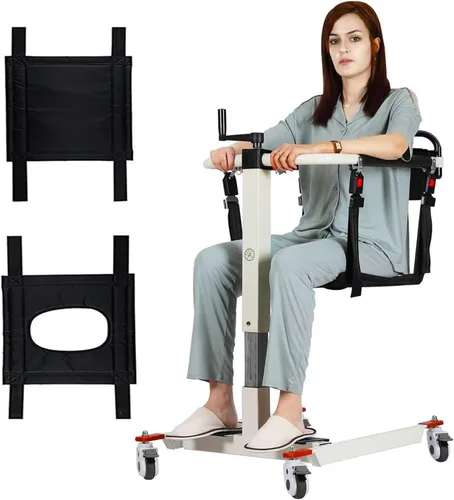 Vista 9 de Silla de transferencia de paciente, silla de ruedas elevadora para el hogar, elevador de silla de ruedas para el hogar, silla elevadora portátil