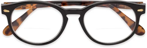Vista 5 de Readers. com Gafas de lectura: el estilo redondo bifocal del actor para hombres y mujeres