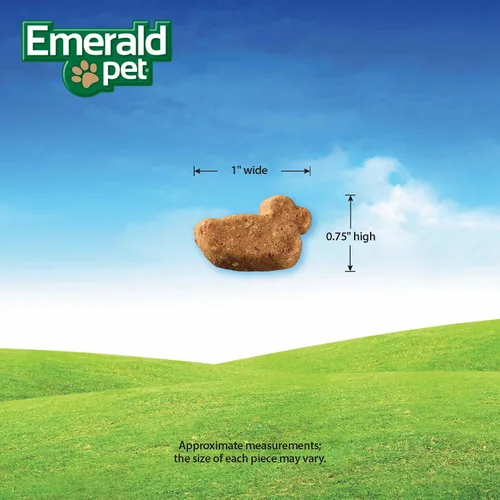 Vista 3 de Emerald Pet Little Duckies - Golosinas crujientes naturales para perros, hechas en Estados Unidos