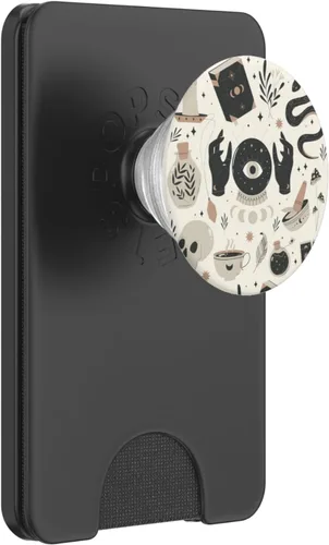 Vista 7 de Witch's Essentials - Diseño de bruja, lindo PopSockets intercambiables para Halloween