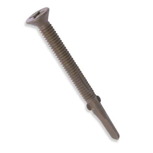 Vista 8 de Tornillos escariadores Tek para madera y metal revestidos en cerámica