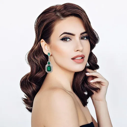 Vista 3 de Aretes vintage con diamantes de imitación para mujer, diseño de araña de cristal elegante, aretes colgantes para mujer, formal, boda, novia, fiesta
