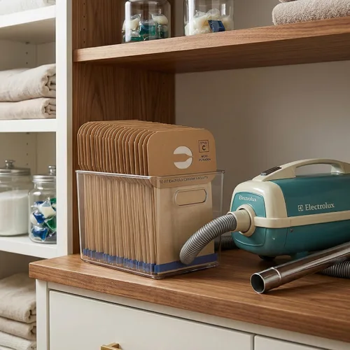 Vista 6 de Paquete de 24 bolsas de barrendero de vacío tipo C para aspiradoras Electrolux tipo C