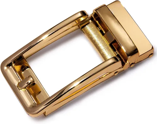 Vista 5 de Dubulle Cinturón de trinquete para hombre OroNegroRojoVerdeAzulBlanco con hebilla automática - Cinturón de negocios casual Regalo - Ajuste ajustable