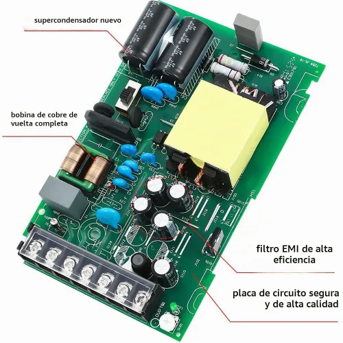 Vista 6 de LRS-150-12 Fuente de alimentación conmutada 12V 12.5Amp Fuente de alimentación conmutable cerrada