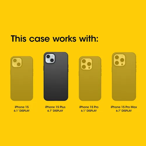Vista 2 de OtterBox Funda para iPhone 15 Plus y iPhone 14 Plus Commuter Series, mezclilla nítida (azul), delgada y resistente, apta para bolsillo