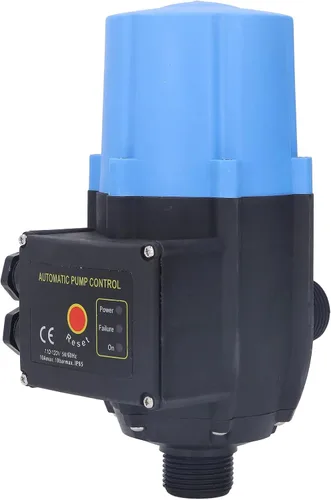 Vista 2 de Interruptor de control de presión, controlador automático inteligente de bomba con protección de funcionamiento seco para bombas de jardín ABS IP65