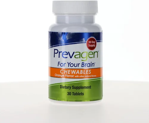 Vista 2 de Prevagen Mejora la memoria, fuerza regular, 10 mg, 30 masticables, naranja, paquete de 2 unidades, con apoequorina y vitamina D y prevagen 7 días