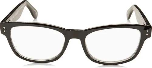 Vista 3 de Foster Grant - Lentes multifocales Conan para leer Negro brillante/Transparente