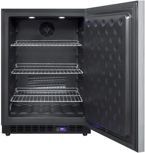 Vista 2 de Summit SCFF53BXSSHH - Congelador vertical para debajo del mostrador, acero inoxidable