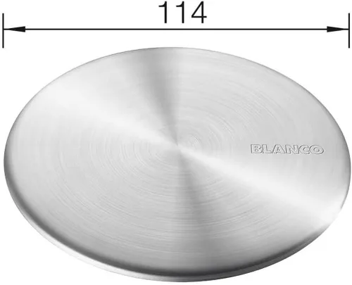Vista 8 de BLANCO, Tapa de drenaje decorativa de acero inoxidable 517666 Cap Flow
