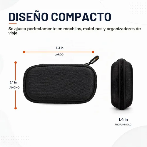 Vista 8 de Funda rígida compatible con SSD portátil SanDisk Extreme - Carcasa externa