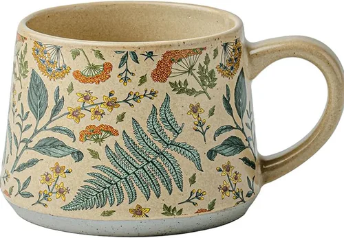 Vista 6 de Taza de café grande de cerámica de 24 onzas con asa, taza de café vintage, taza de té extra grande para oficina y hogar, apta para lavavajillas