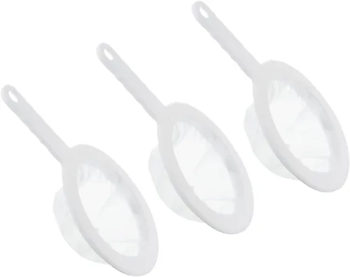 Vista 7 de PATIKIL Colador de filtro de alimentos de 9 x 6 pulgadas, paquete de 3 filtros de malla de malla de 80 filtros de malla fina con mango para filtro