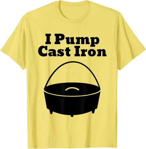 Vista 65 de I Pump - Camiseta de hierro fundido para cocinar al horno holandés
