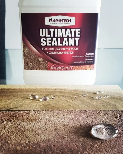 Vista 6 de Nanotech Surface Solutions Ultimate Sealant - Revestimiento penetrante invisible repelente al agua para hormigón, mampostería, arcilla, piedra