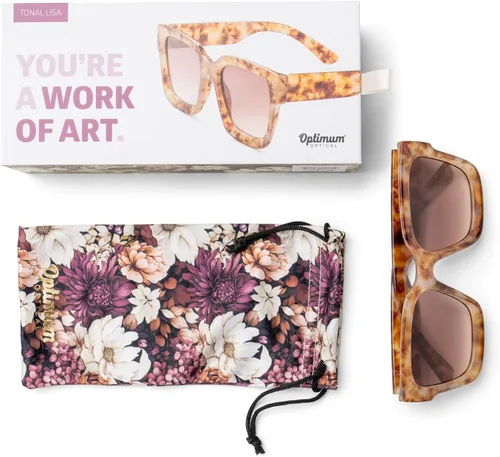 Vista 95 de OPTIMUM OPTICAL Gafas de sol protectoras UV atemporales para hombres y mujeres