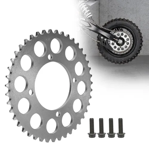 Vista 11 de RUTU Piñón de Cadena 420 Piñón Trasero 35 Dientes 76mm para Motocicletas Chinas de 50 70 90 110 125 140cc 150 160 170 Cc Apollo RFZ CRF50 XR50 SDG
