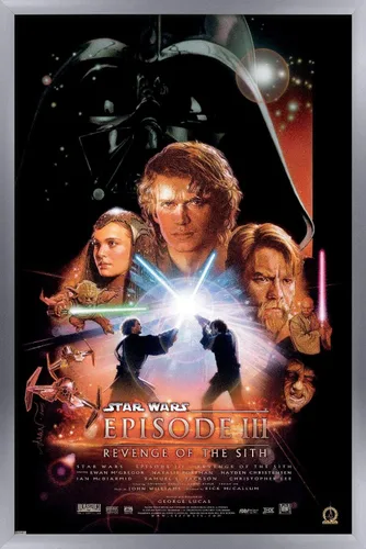 Vista 5 de 24X36 Star Wars: La Venganza de los Sith - Póster de pared de una hoja, 36 pulgadas de largo x 24 pulgadas de ancho, versión sin marco